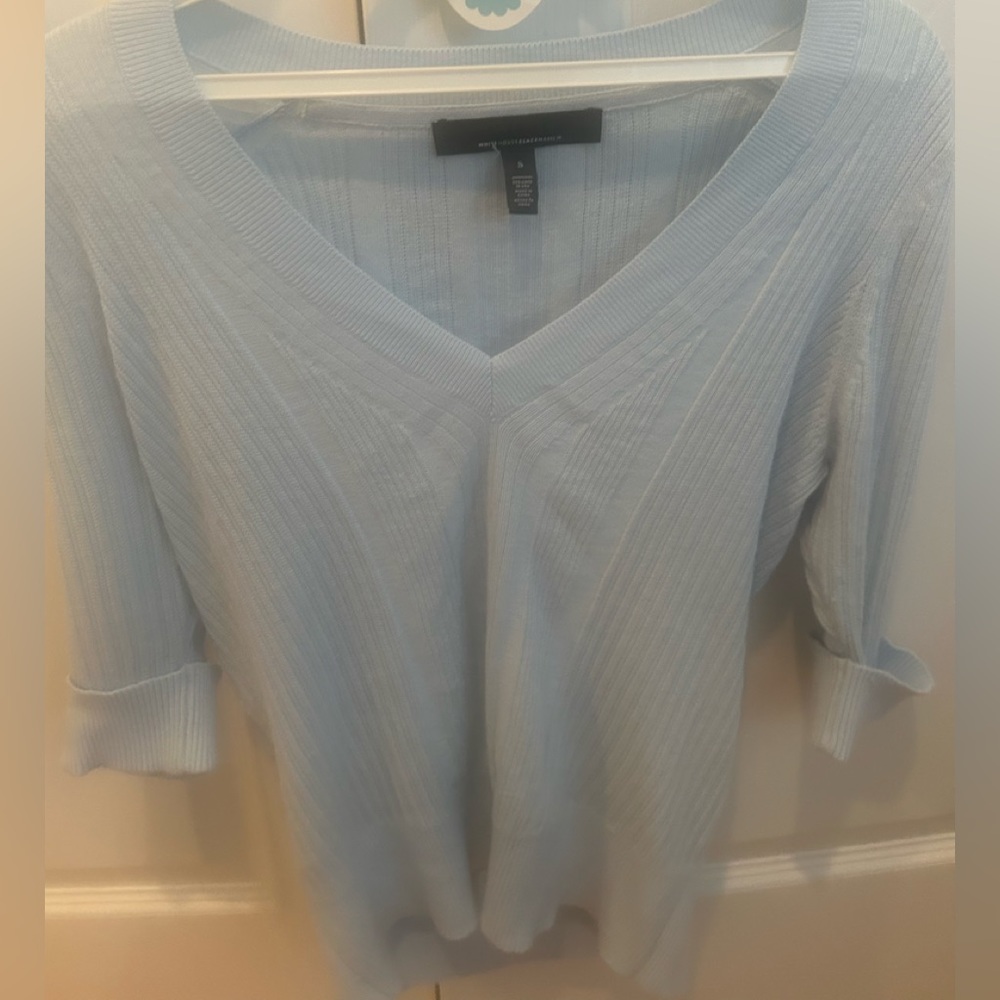 WHBM blue sweater